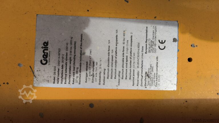 Scherenhubtisch Genie GS-3232