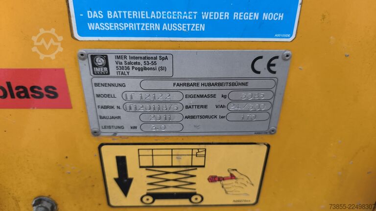 Scherenhubtisch Iteco It 12122