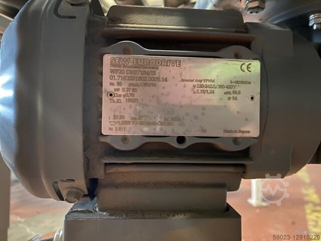 Roller conveyor curve 90 degrees AMI Fördertechnik Rundriemen -automatisiert