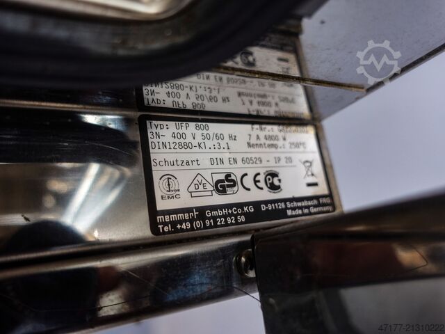 10°C to +250°C / 749 liters Memmert Universal - Wärmeschrank UFP 800