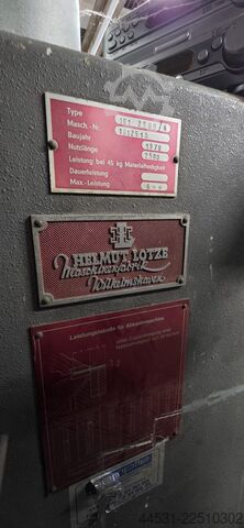 Sheet metal folder Lotze 161 / 2500 / 6