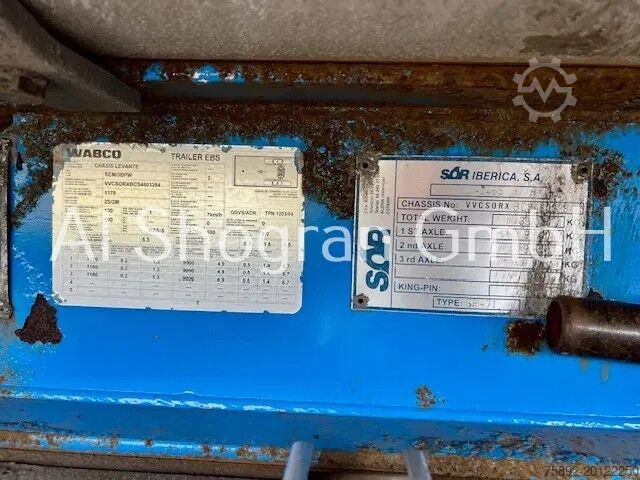 Refrigerated/frozen transport Sor Maxima 1300/Liftachse/3 xAchse PBW