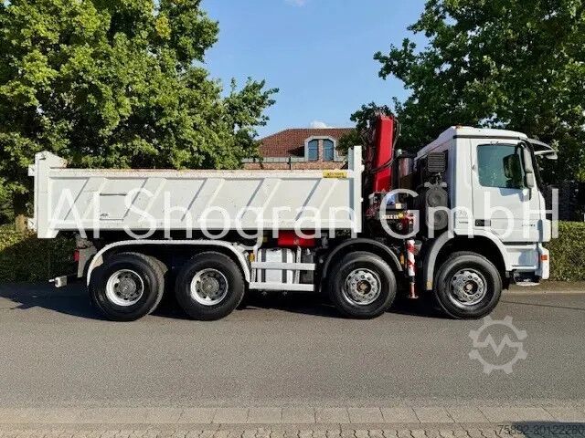 Tipper with crane Mercedes-Benz Actros 3241 Kipper + Kran HMF 1643 -Z2 Funk/Eu5