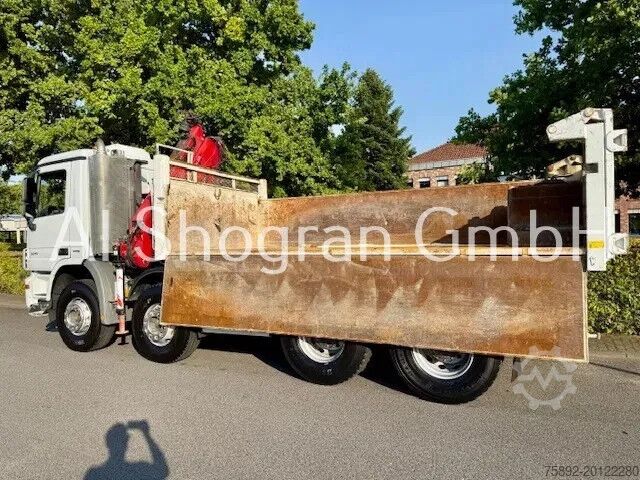 Tipper with crane Mercedes-Benz Actros 3241 Kipper + Kran HMF 1643 -Z2 Funk/Eu5