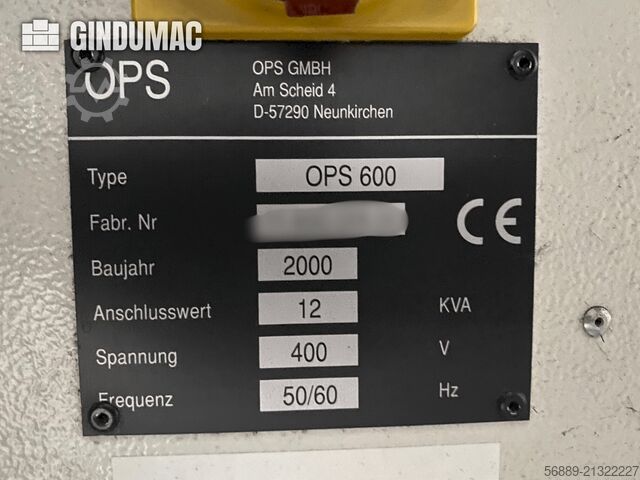 OPS INGERSOLL 600 OPS INGERSOLL 600