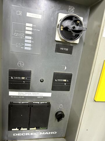 CNC universal machining center DECKEL MAHO DMU 60 P Hi-dyn