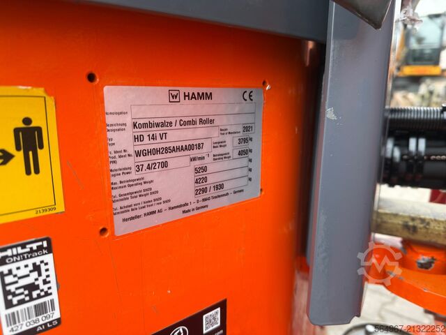 Kombiwalze Hamm HD 14i VT Kombiwalze mit Kabine