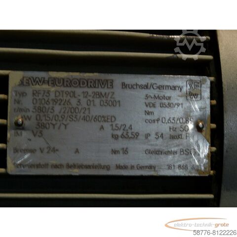 Control unit SEW-EURODRIVE RF73 DT90L-12-2BM/Z Getriebemotor