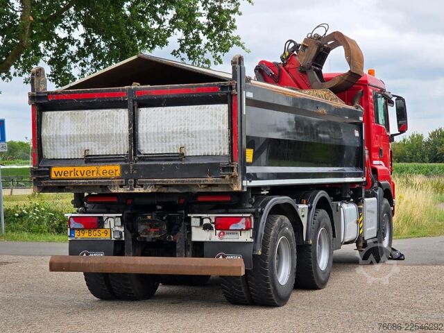 Kipper mit Kran MAN TGS 33.400 6X6 BH WVT WS Z-kraan/KIPPER!! EURO 6!!