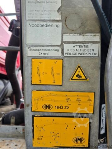 Tipper with crane MAN TGS 33.400 6X6 BH WVT WS Z-kraan/KIPPER!! EURO 6!!