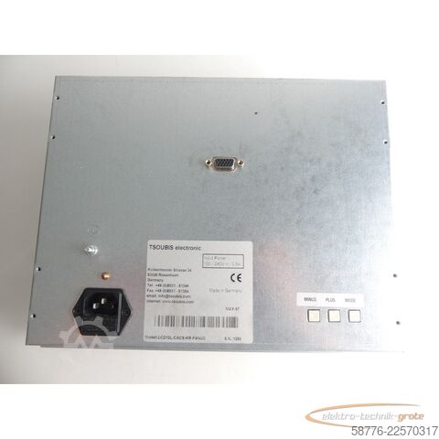 Komponente  Tsoubis Electronic Ersatzmonitor für LCD12L-CACS-KR-FANUC ohne Kabel SN: 1280