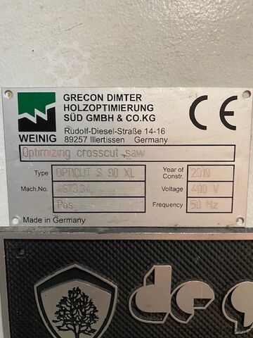 Optimization cross cut line WEINIG Dimter S 90 XL