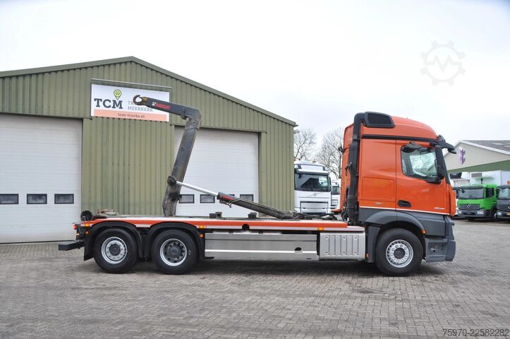 Hook arm system Mercedes-Benz Actros 2648 6X2 + HIAB MULTILIFT HAAKARM 21T