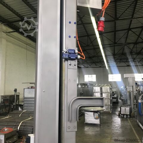 Mobile Beschickung für 200L Normwagen Barsso mobiele lift voor 200L normwagens