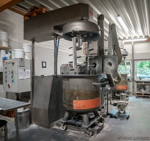 Stirring & mixing equipment Herbst Vakuum-Doppelplanetenrührwerk HRV-S400DP