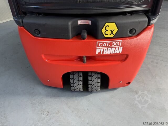 E 16 - 386 / 02 Evo * ATEX-EX * PYROBAN 3G / Zone 2 * Triplex-Freihubmast !! LINDE E 16 - 386 / 02 Evo * Atex EX * PYROBAN 3G / Z2 * Triplex FFL !!