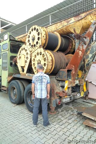 High-capacity funicular MAN and VOLVO L180E 