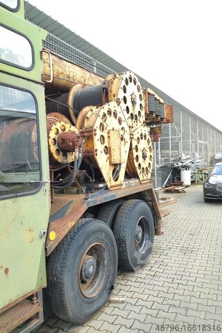 High-capacity funicular MAN and VOLVO L180E 