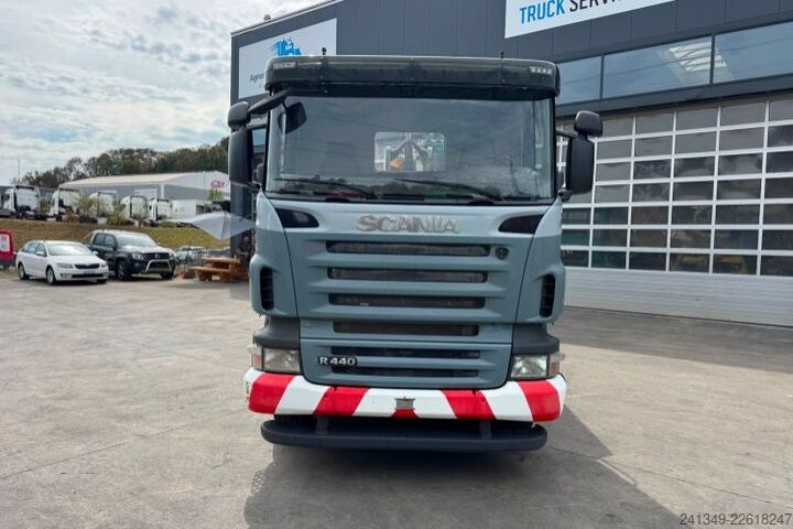 Abrollkipper SCANIA R440 8x2 Hiab 20T & Kran abnehmbar HMF 2220-7