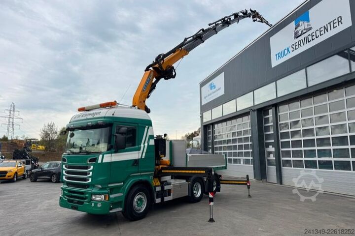 Autokran SCANIA R520 V8 6x2 Effer 370 Flyjib & Seilwinde