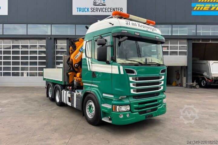 Autokran SCANIA R520 V8 6x2 Effer 370 Flyjib & Seilwinde