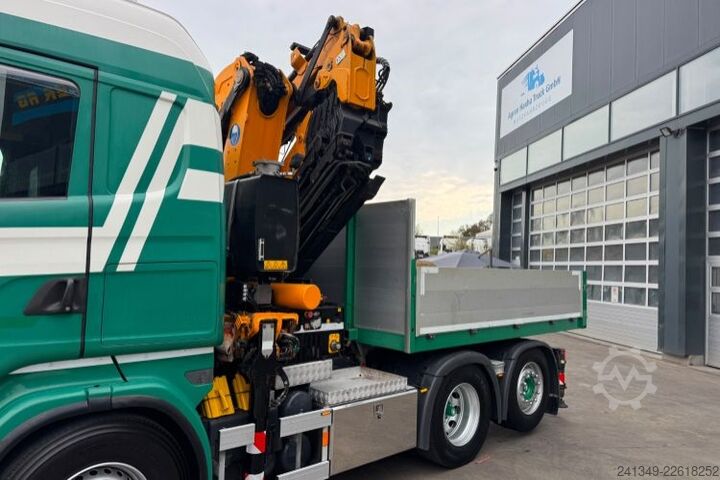 Autokran SCANIA R520 V8 6x2 Effer 370 Flyjib & Seilwinde