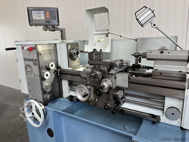 Leit-/Zugspindeldrehmaschine Schaublin 150A