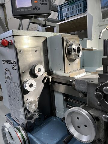 Leit-/Zugspindeldrehmaschine Schaublin 150A
