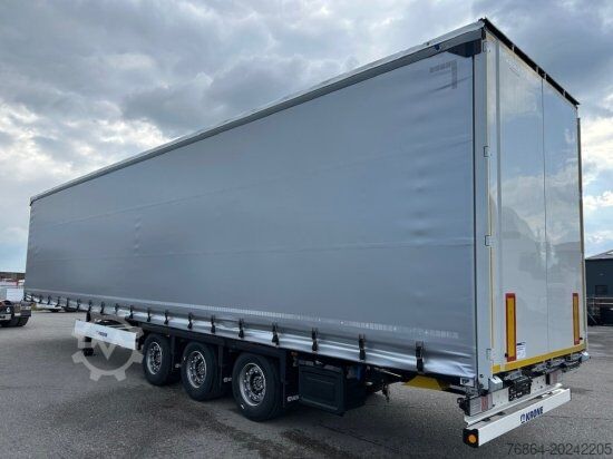 Open semitrailer with tarp KRONE MEGA SD, VARIOS, EDSCHA-VERDECK