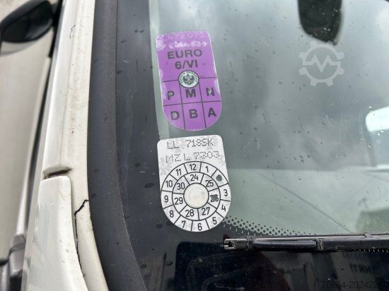 Flatbed truck with tarp DAF LF 260 16 TONNER PLANE MIT LBW, MANUELL, E6,