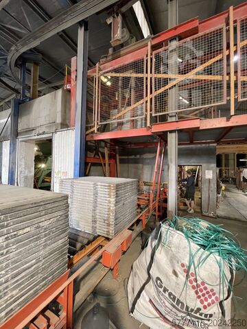 Production line for concrete elements Omag TRONIC 140/120