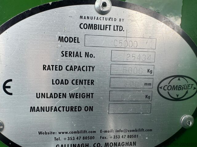 4-way forklift truck Combilift C5000 / Low mast/ Only 2800 mm height