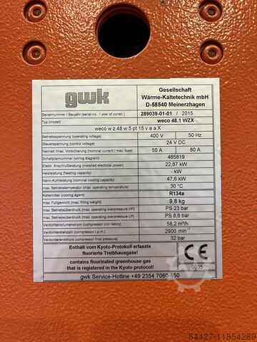 Chiller GWK weco 48.1 WZX