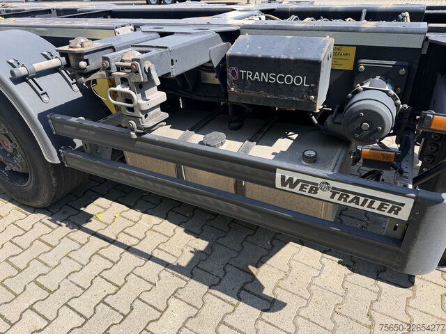 Kühlauflieger web trailer LPRS 24  3 Achs Container- Chassis incl. Generator TranscoolWenig Benutzt