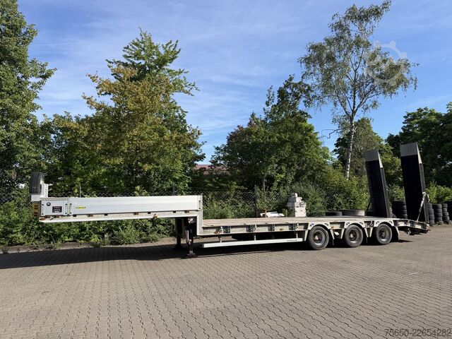 Low loader semitrailer Humbaur HTS30  3 Achs Satteltieflader, wenig benutzt