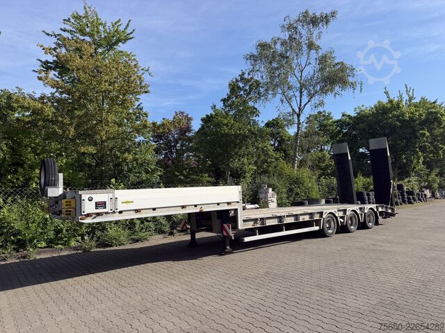Low loader semitrailer Humbaur HTS30  3 Achs Satteltieflader, wenig benutzt