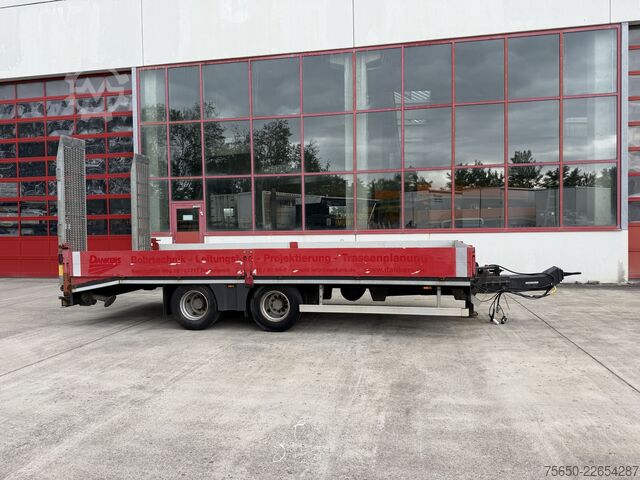 Low loader trailer  tt  19 t Tandemtieflader