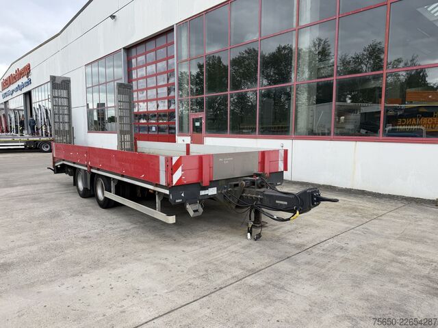 Low loader trailer  tt  19 t Tandemtieflader