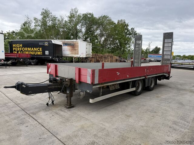 Low loader trailer  tt  19 t Tandemtieflader