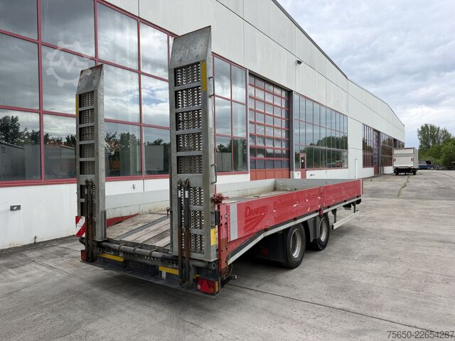 Low loader trailer  tt  19 t Tandemtieflader
