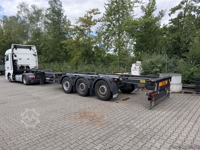 Auflieger-Wechselfahrgestell web trailer LPRS 24  3 Achs Container- Chassis incl. Generator TranscoolWenig Benutzt