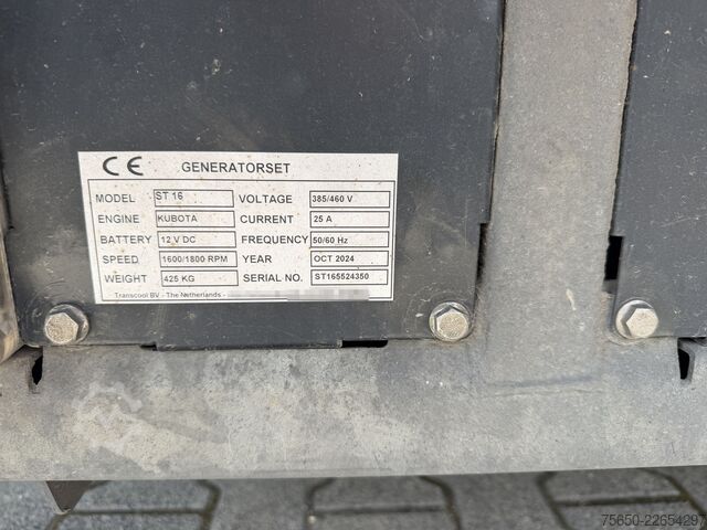 Auflieger-Wechselfahrgestell web trailer LPRS 24  3 Achs Container- Chassis incl. Generator TranscoolWenig Benutzt