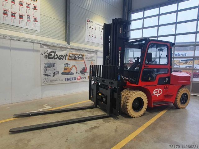 Front loader forklift EP Equipment EFL 702 / 7T / Triplex: 5,40m / ZVG