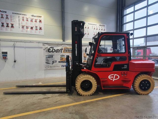 Front loader forklift EP Equipment EFL 702 / 7T / Triplex: 5,40m / ZVG