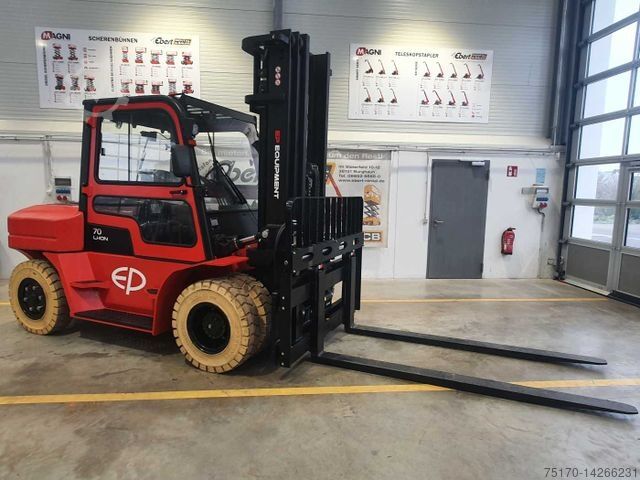 Front loader forklift EP Equipment EFL 702 / 7T / Triplex: 5,40m / ZVG
