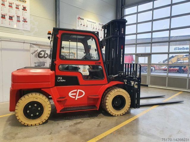 Front loader forklift EP Equipment EFL 702 / 7T / Triplex: 5,40m / ZVG