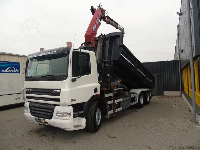 Crane truck DAF CF 85.380 + MANUAL + HMF 1680 + HYVA