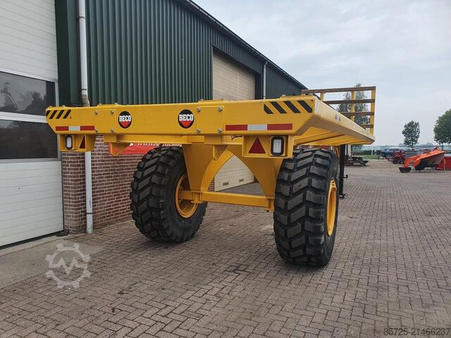 Container transport  Buiscar buizentrailer