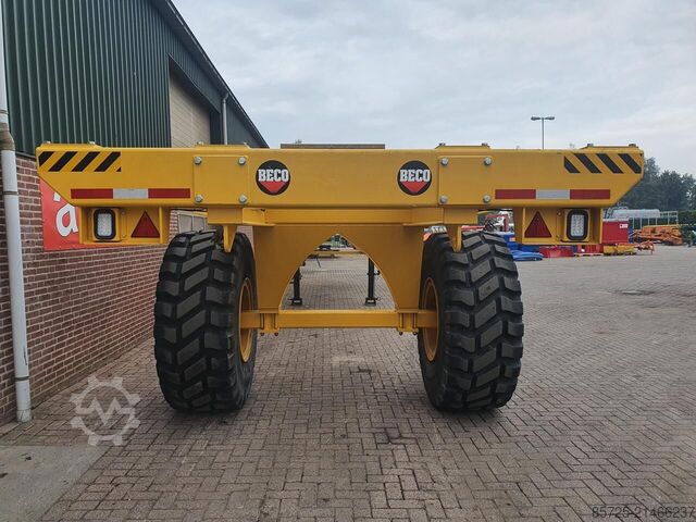 Container transport Buiscar buizentrailer