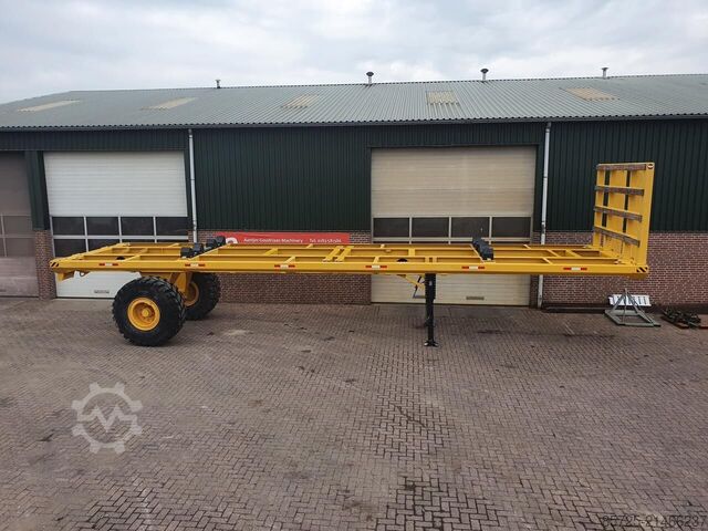 Container transport Buiscar buizentrailer
